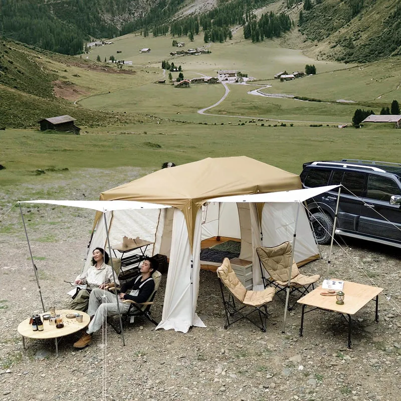 KingCamp MOUNTAIN IN T2 Instant Cabin Tent with Extended Porch