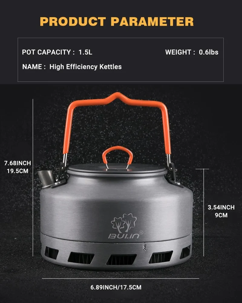 BULIN Camping Kettle Outdoor Kettle