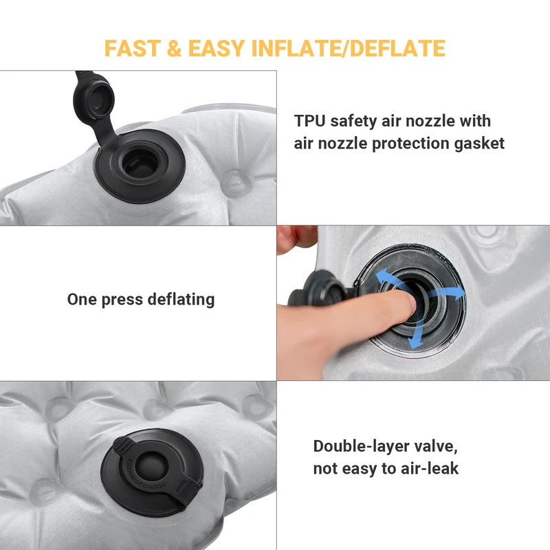 ATEPA HALOES 5.0 Air Pad Insulated Inflating Sleeping Pad R-Value 3