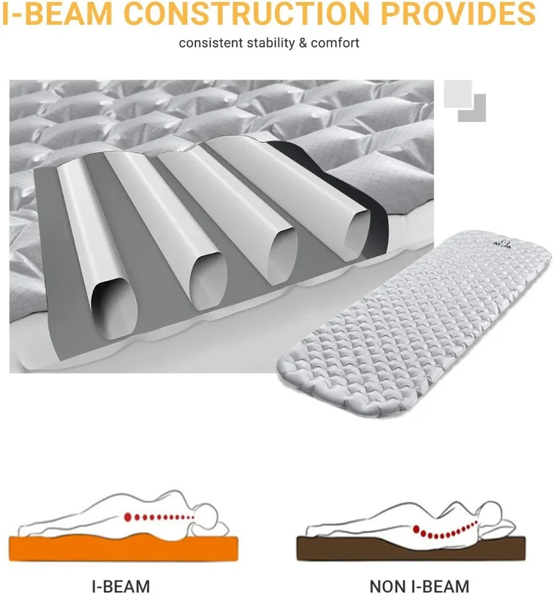 ATEPA HALOES 5.0 Air Pad Insulated Inflating Sleeping Pad R-Value 3