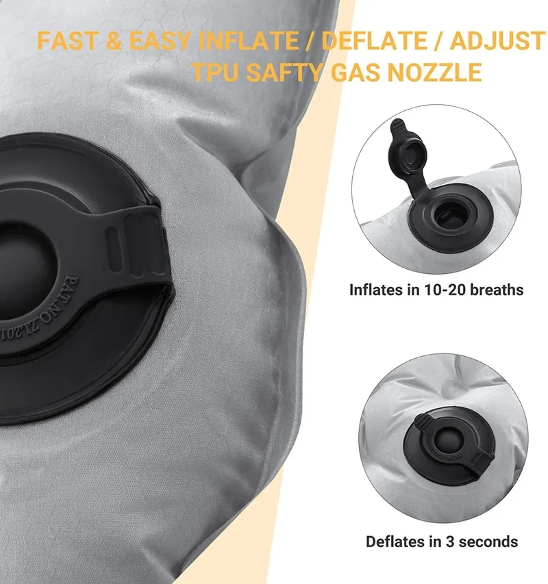 ATEPA HALOES 5.0 Air Pad Insulated Inflating Sleeping Pad R-Value 3