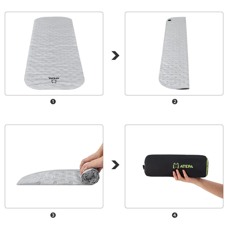 ATEPA HALOES 5.0 Air Pad Insulated Inflating Sleeping Pad R-Value 3