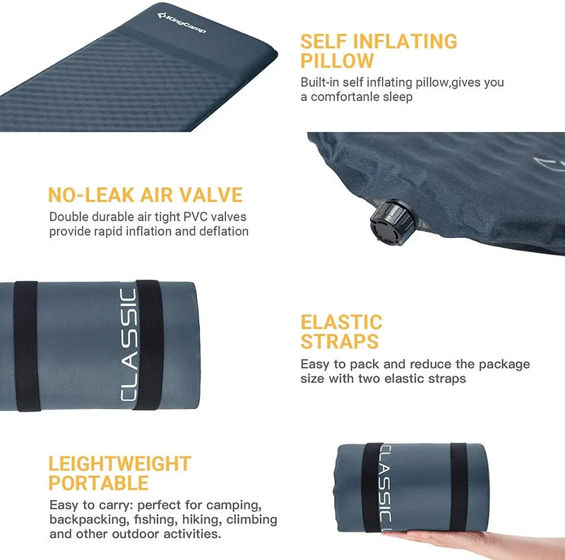 KingCamp CLASSIC COMFORT Single Self-inflateble Pad