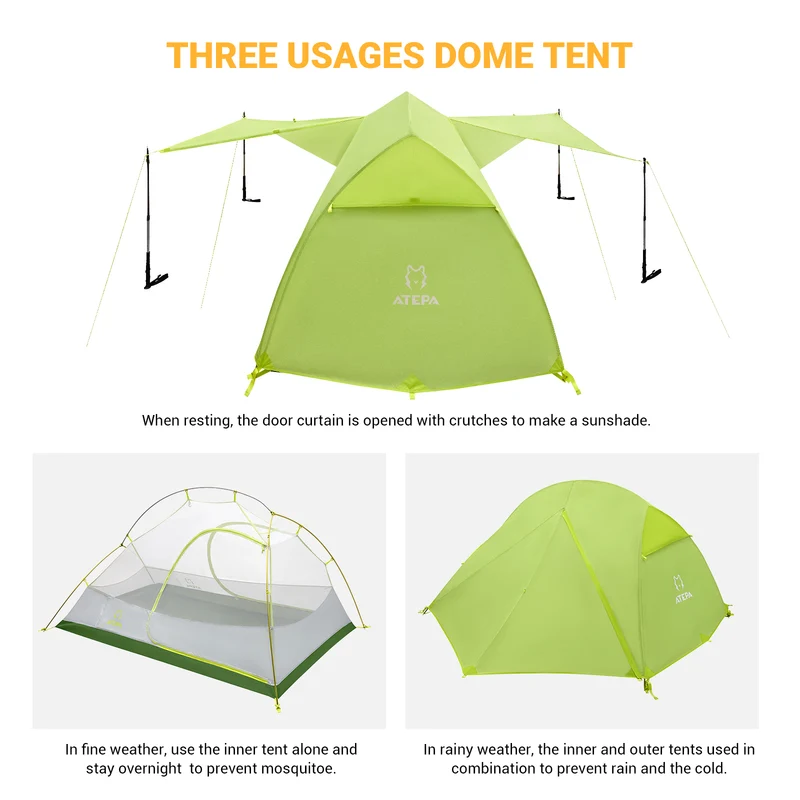 ATEPA Hiker 2-person Backpacking Tents