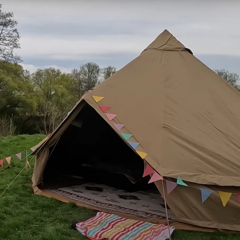 KingCamp KHAN 8-10 Person Camping Hot Tent