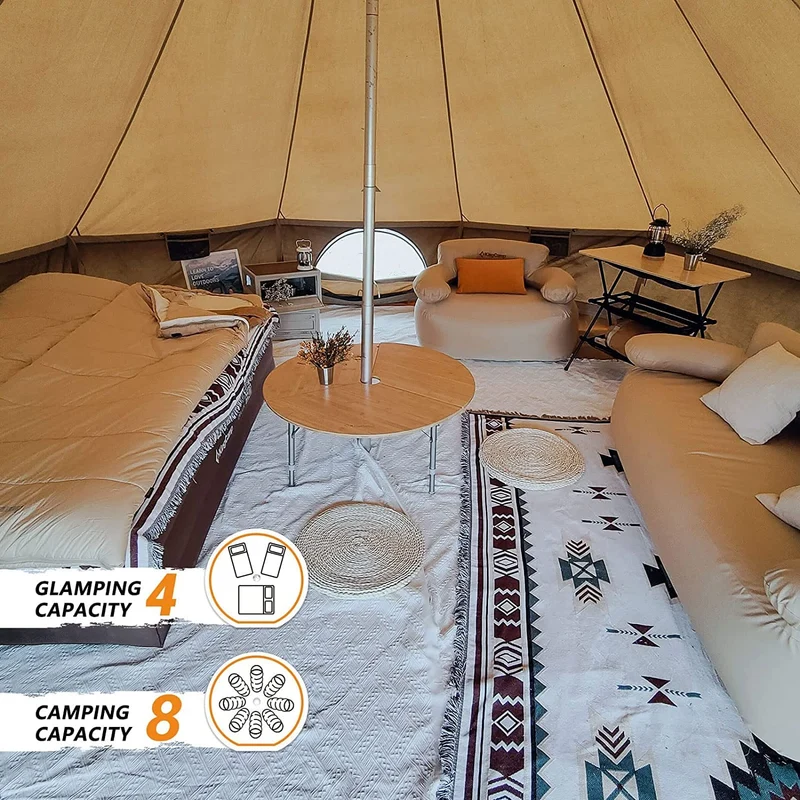 KingCamp KHAN 8-10 Person Camping Hot Tent
