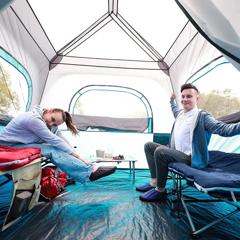 KingCamp CLOUDY 300 Flannel Lined Sleeping Bag – 300g Insulated, Waterproof & Extra Wide