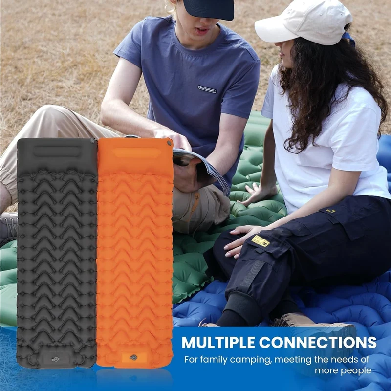 KingCamp DELUXE 10 Single Air Pad Spacious Mattress - 2 Pack