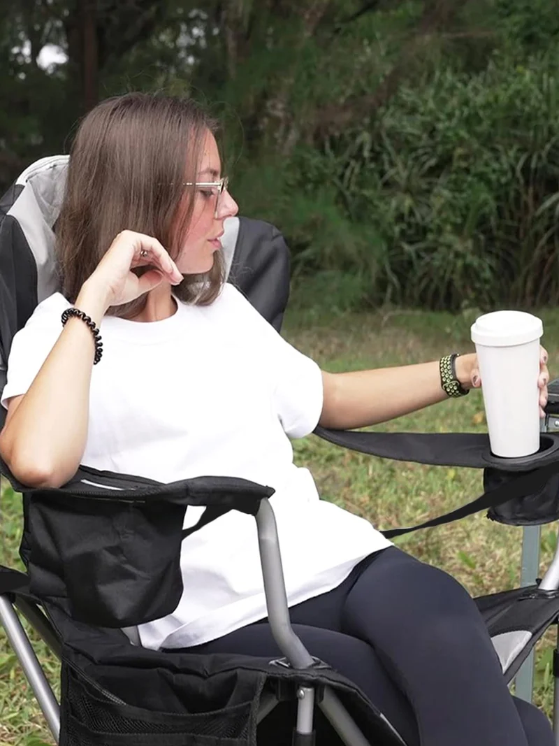 KingCamp SIMPSON Comfort Armchair Set of 2 Heavy Duty Camping Chair