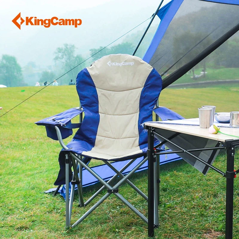 KingCamp SIMPSON Comfort Armchair Set of 2 Heavy Duty Camping Chair