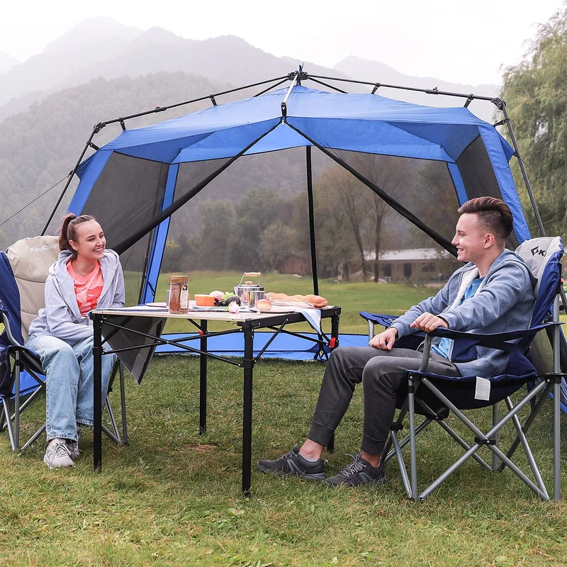 KingCamp SIMPSON Comfort Armchair Set of 2 Heavy Duty Camping Chair