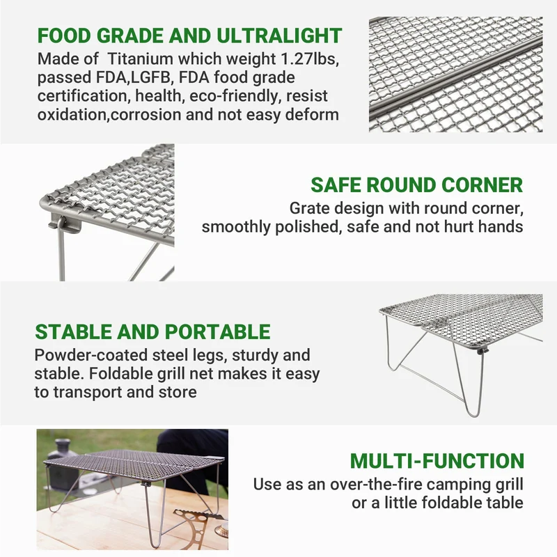 Cook'n'Escape POR-TABLE Titanium Grill
