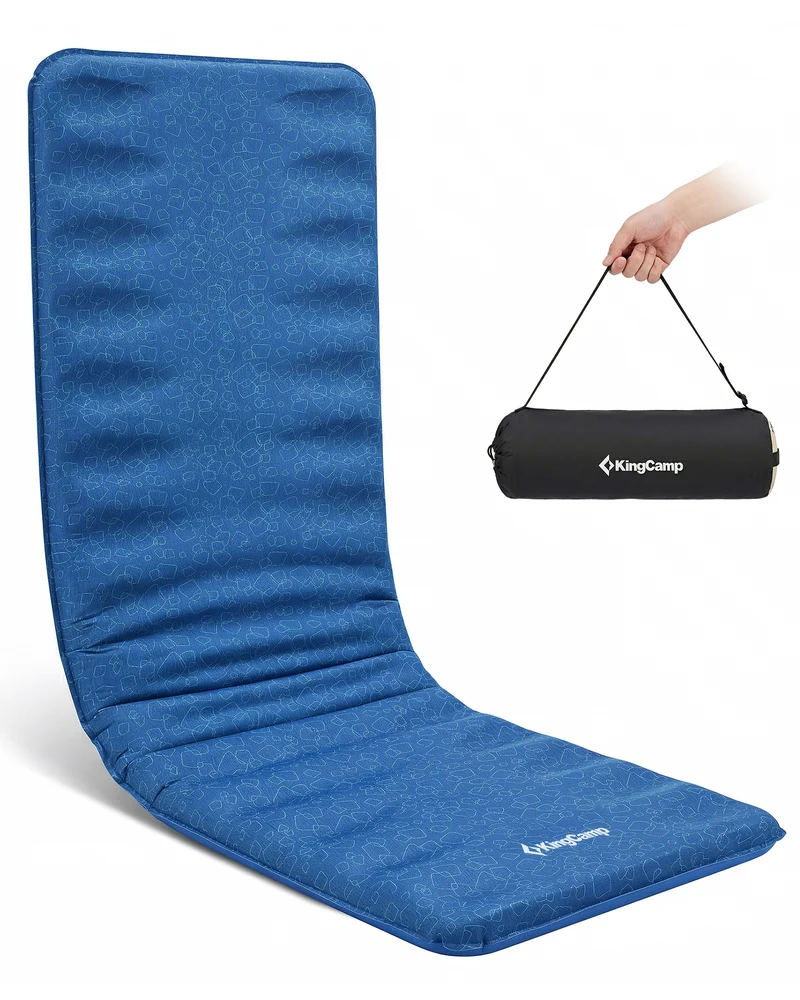 KingCamp PARADOX 5 Self-Inflating Sleeping Pad | R-Value 4.2, Rollover Prevention Camping Mattress