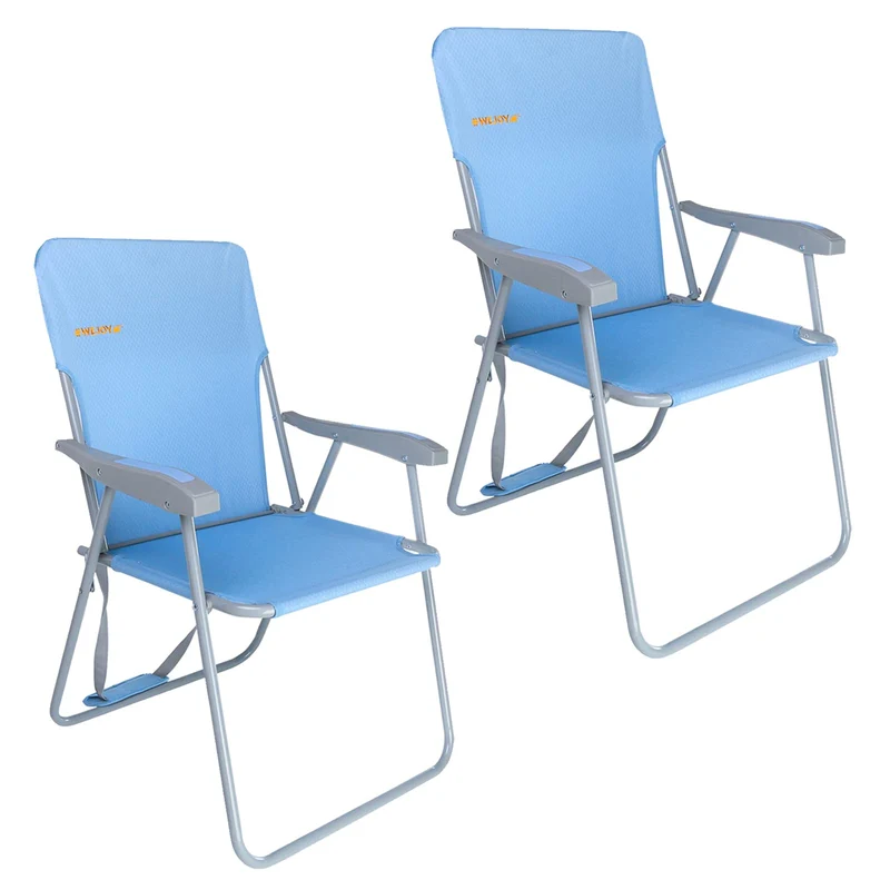 WEJOY AQUAL B10 Folding Beach Chair | Lightweight Outdoor Lawn Chair with High Back, 300lb Capacity