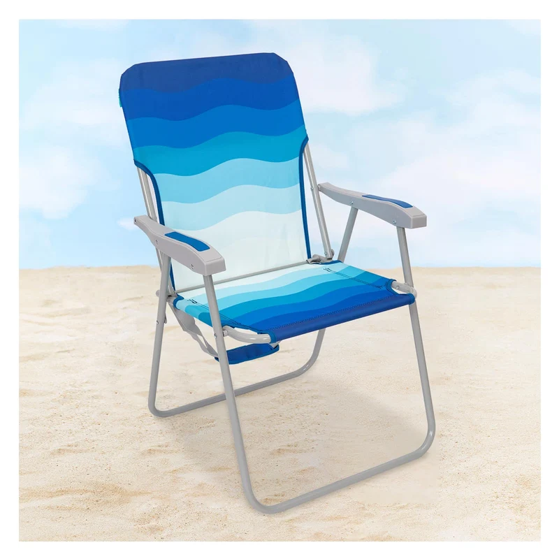 WEJOY AQUAL B10 Folding Beach Chair | Lightweight Outdoor Lawn Chair with High Back, 300lb Capacity
