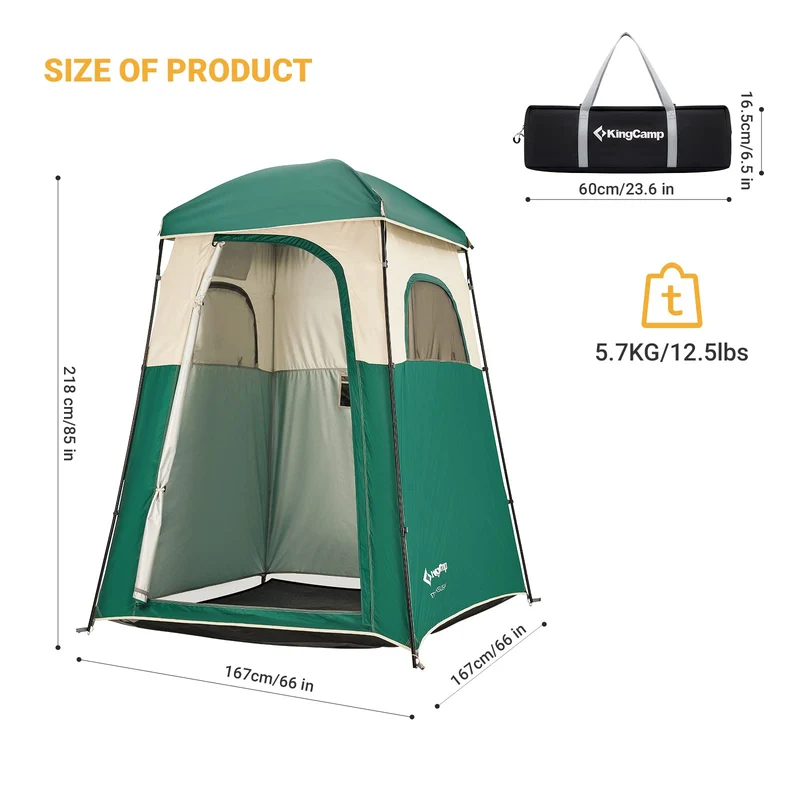 KingCamp MARASUSA Shower Tent Privacy Shelter
