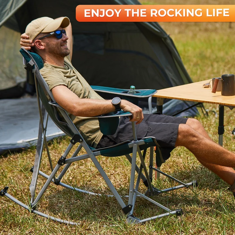 FUNDANGO Rocking Folding Chair