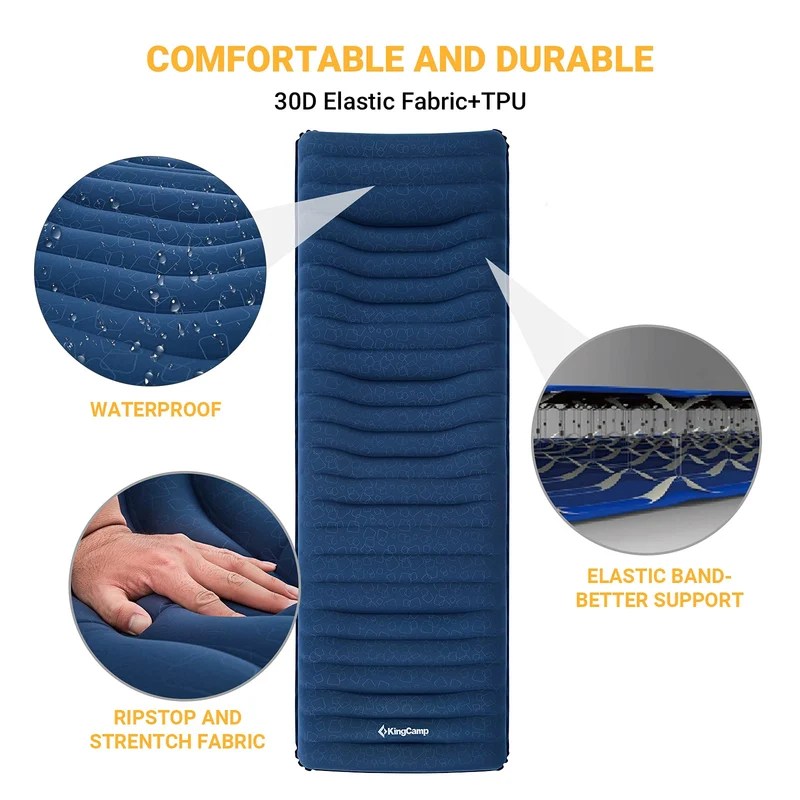 KingCamp Ergonomic High-Low Inflatable Sleeping Pad