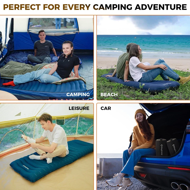 KingCamp Ergonomic High-Low Inflatable Sleeping Pad