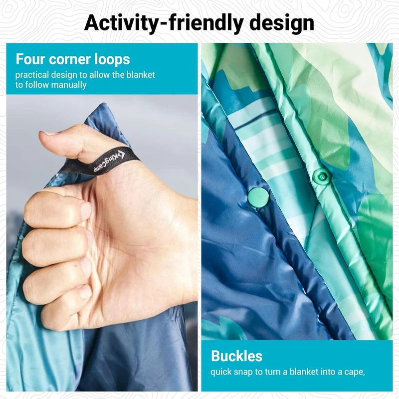 KingCamp Blanket SMART 150 XL Travel Blanket