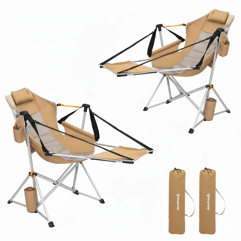 KingCamp ORCHID C20 Folding Rocking Chair Hammock Camping Chair
