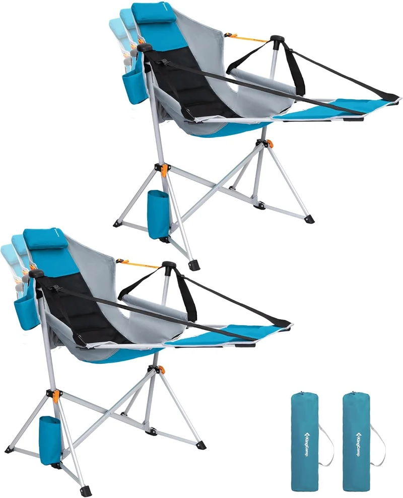KingCamp ORCHID C20 Folding Rocking Chair Hammock Camping Chair
