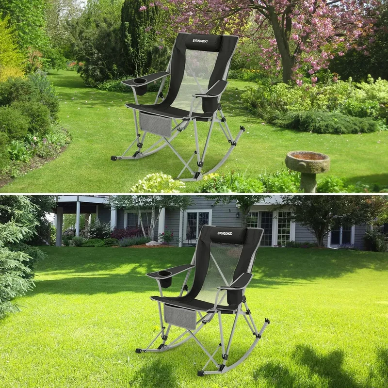 FUNDANGO Rocking Chair Folding Chair