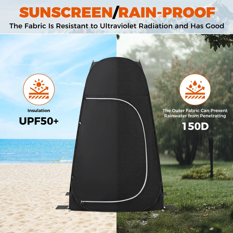 KingCamp MARASUSA POP Instant Privacy Tent | Pop-Up Camping Shower Tent with UPF50+ Sun Protection