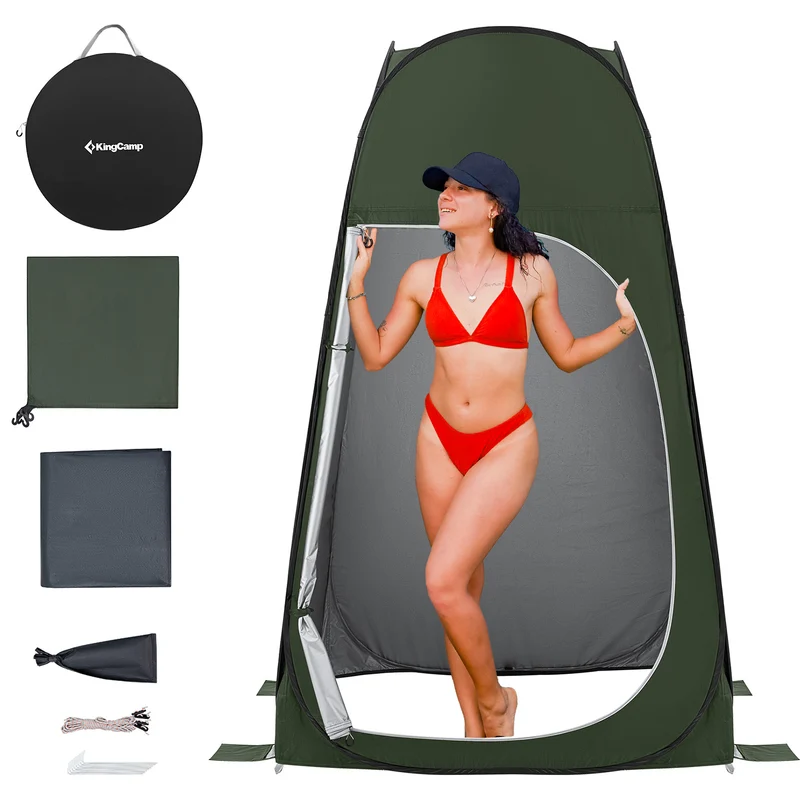 KingCamp MARASUSA POP Instant Privacy Tent | Pop-Up Camping Shower Tent with UPF50+ Sun Protection