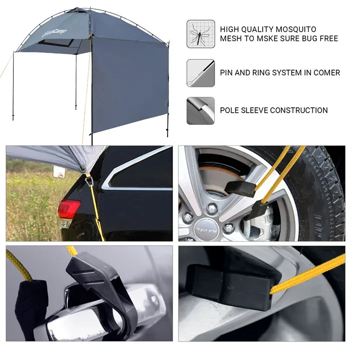 KingCamp COMPASS PLUS Sun Shelter Truck Bed Tent