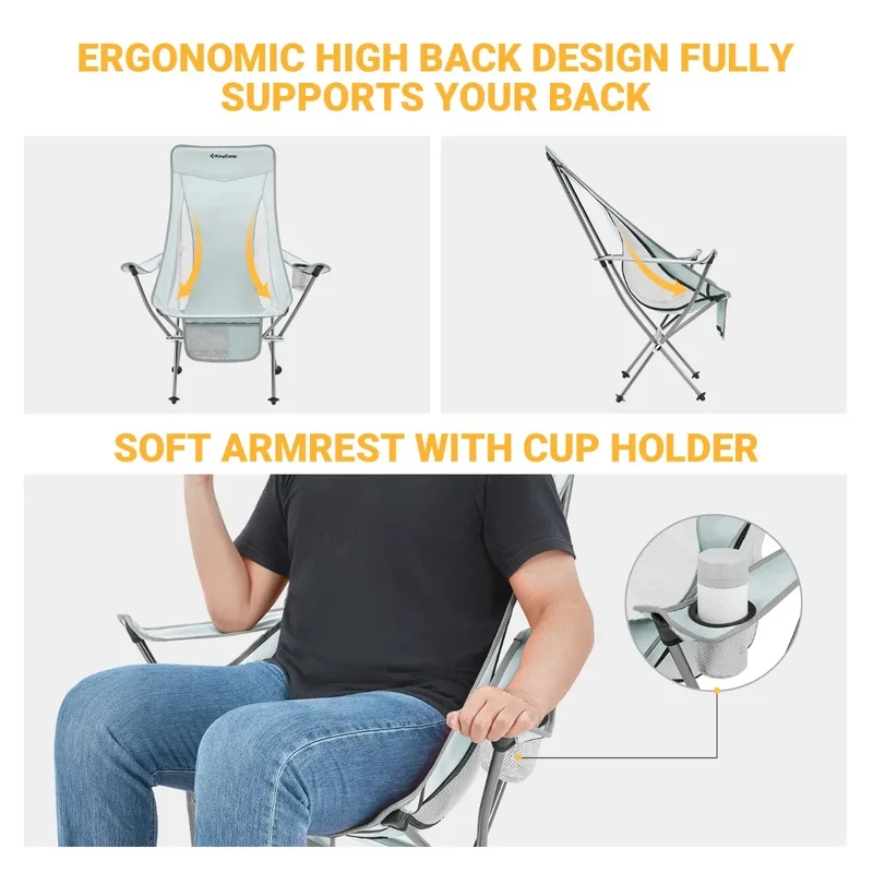 KingCamp CAMELLIA Set of 2 Ultralight Armchair