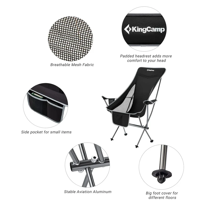 KingCamp CAMELLIA Set of 2 Ultralight Armchair
