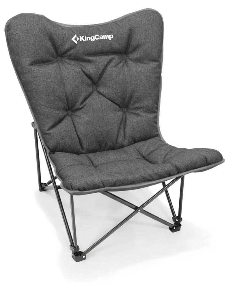 KingCamp LEMON C10 Oversized Butterfly Camping Chair | High-Back Padded Folding Chair for Adults