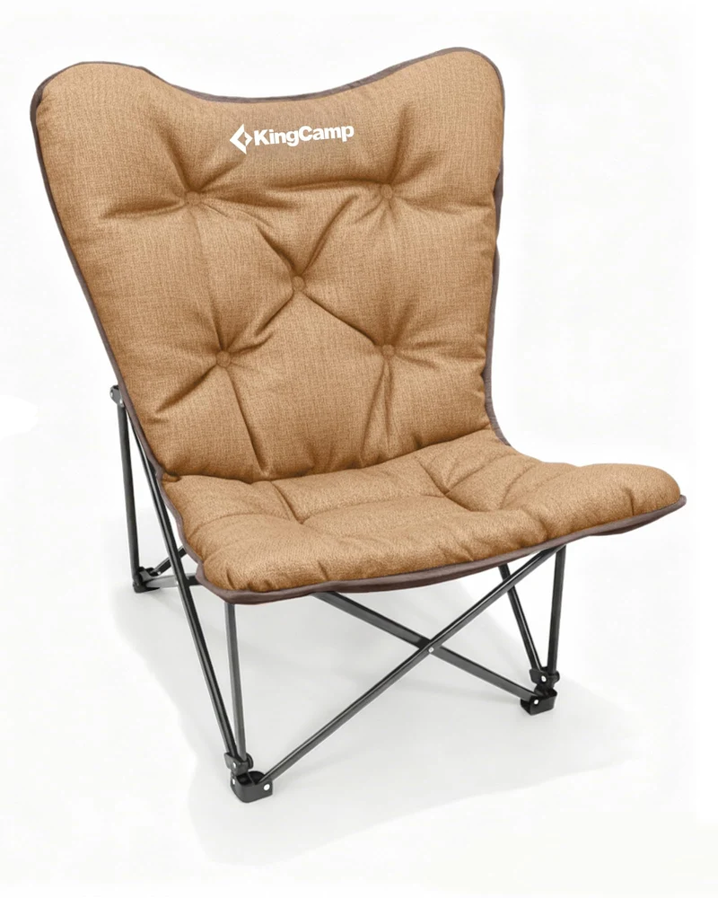 KingCamp LEMON C10 Oversized Butterfly Camping Chair | High-Back Padded Folding Chair for Adults