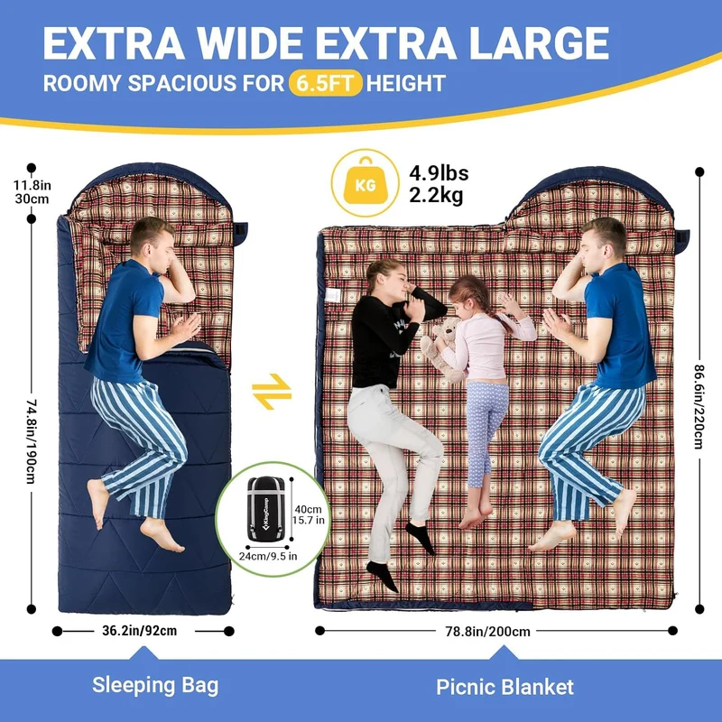 KingCamp SUPERIOR 300 Sleeping Bags