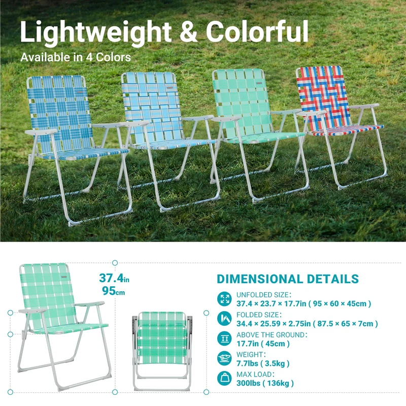 WEJOY Beach Chair - South Molle Series