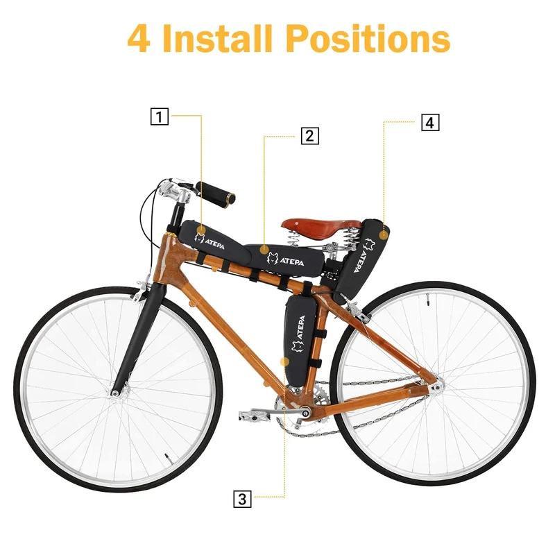 ATEPA Bike Frame Bag 2L Cycling Bags