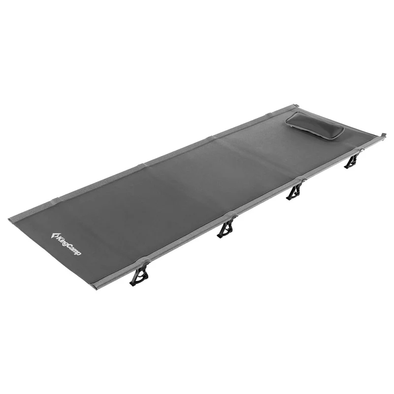 KingCamp Ultralight Folding Camping Cot | 4.9 lbs Lightweight Portable Cot with 7075 Aluminum Frame, 265lb Capacity