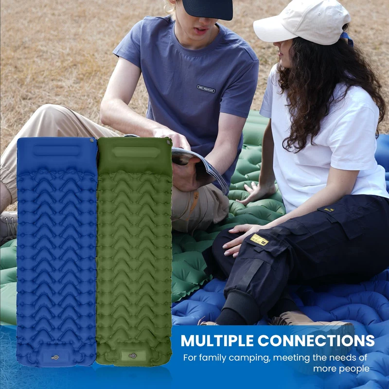 KingCamp DELUXE 10 Single Air Pad | Connectable Inflatable Camping Mattress