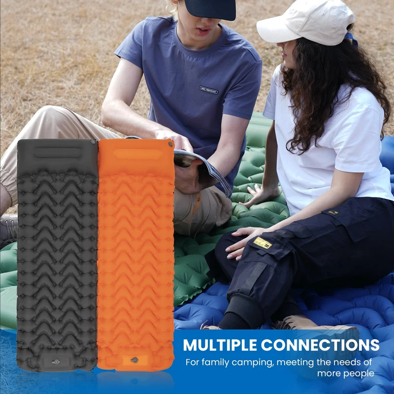 KingCamp DELUXE 10 Single Air Pad | Connectable Inflatable Camping Mattress