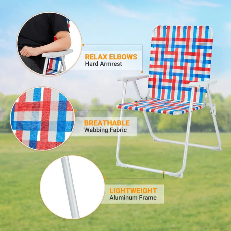 WEJOY South Molle Plus Beach Chair Set of 2