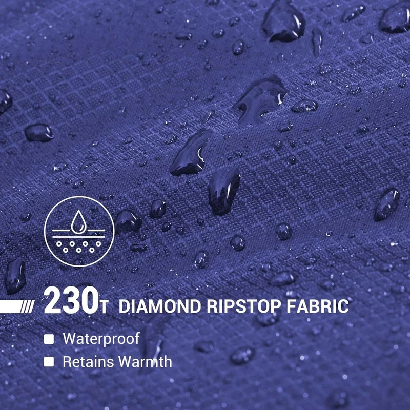 KingCamp FREESPACE 250 3-Season Plus Size Flannel Sleeping Bag