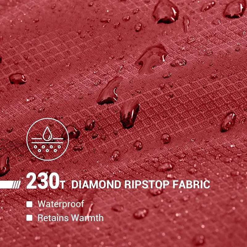 KingCamp FREESPACE 250 3-Season Plus Size Flannel Sleeping Bag