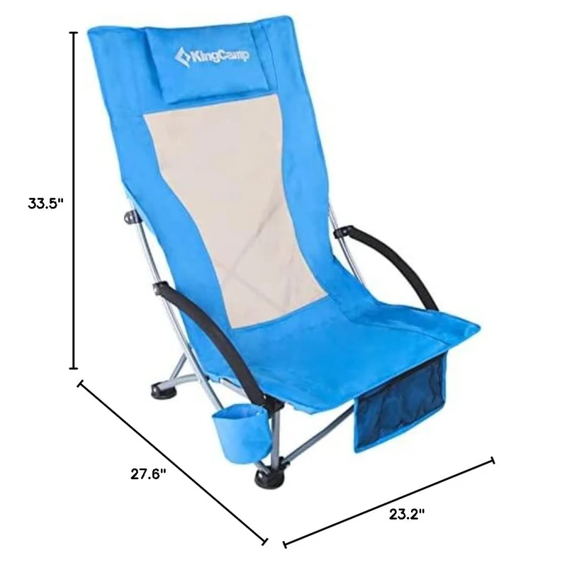 KingCamp High Mesh Back Beach Chairs