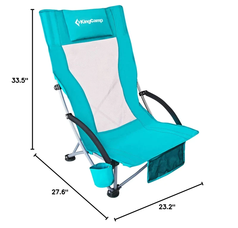 KingCamp High Mesh Back Beach Chairs