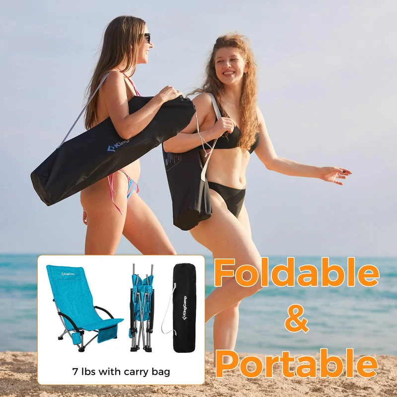 KingCamp High Mesh Back Beach Chairs