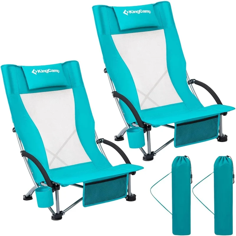 KingCamp High Mesh Back Beach Chairs