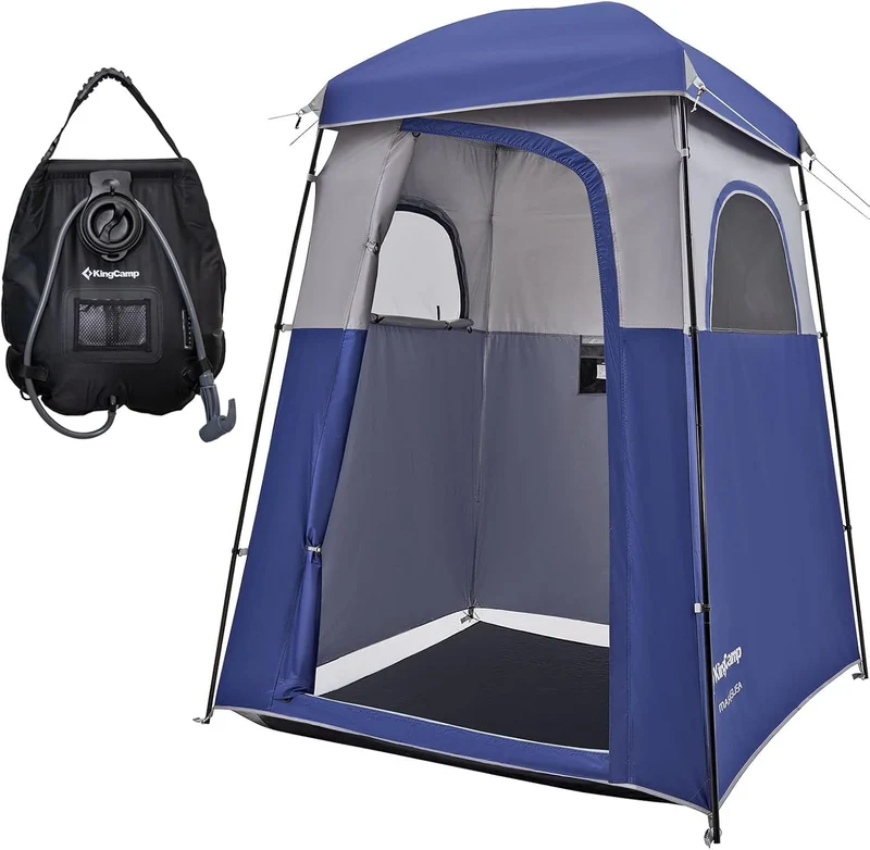 KingCamp MARASUSA Oversize Camping Shower Tent 1/2 Room Outdoor Toilet Tent