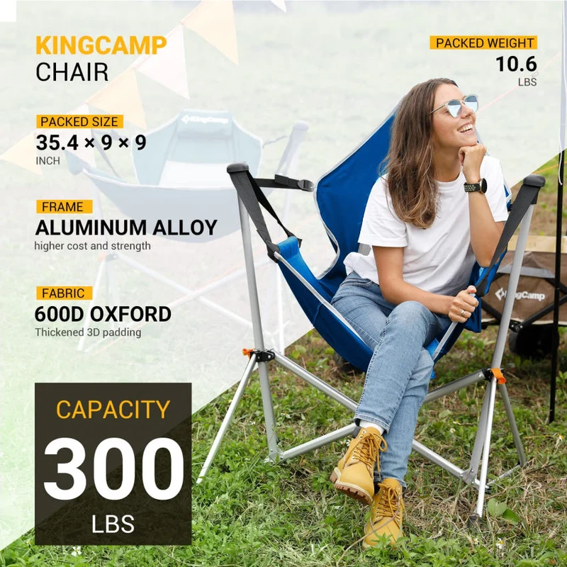 KingCamp Hammock Camping Swinging Recliner Chair 2pack