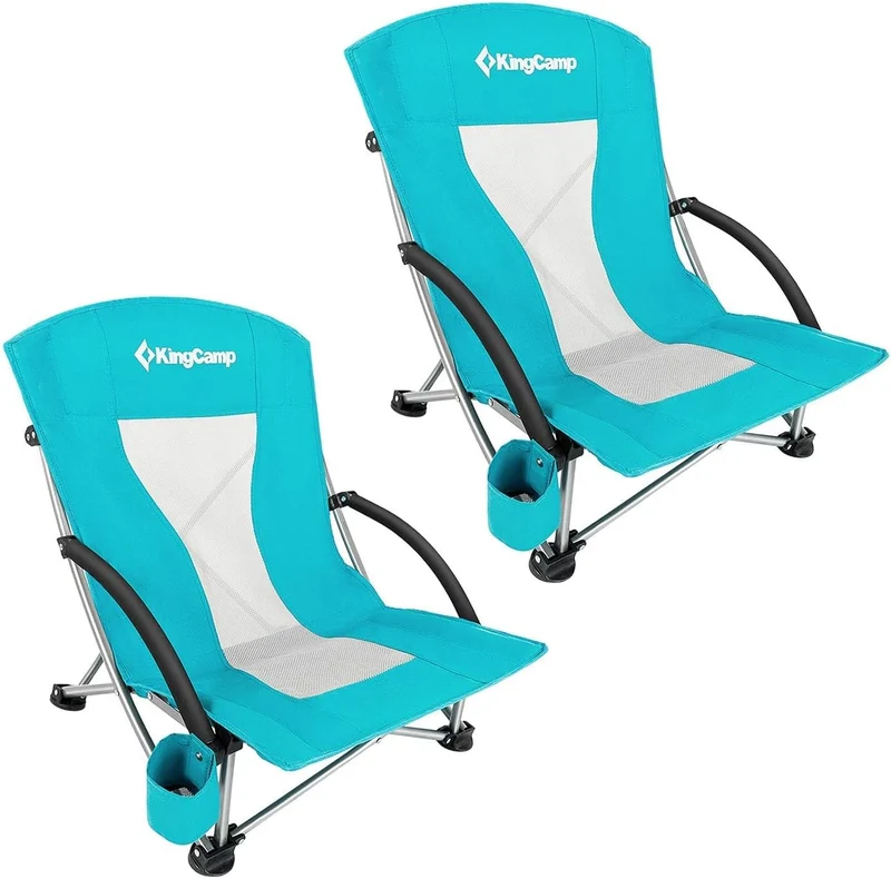 KingCamp Low Back Beach Lightweight Folding Beach Chair